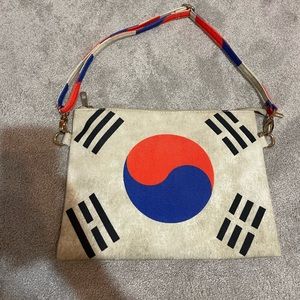 Vintage Korean flag purse